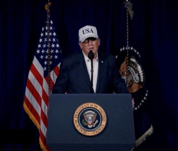 US israel iran war trump video