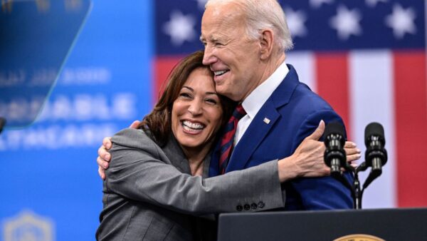 biden out kamala smiles