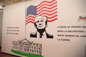 child trump mural