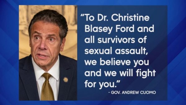 The irony of Governor Cuomo's support for #metoo