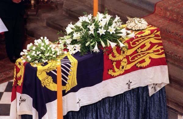 Diana's coffin