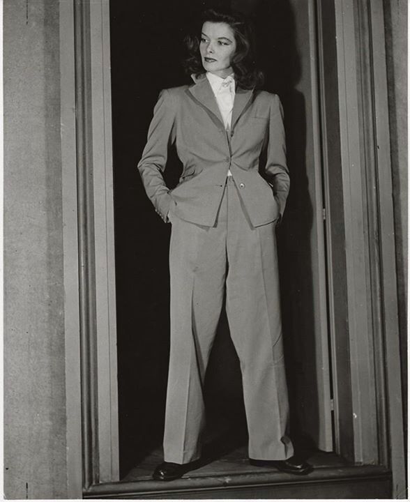 hepburn in trousers as a fashion icon