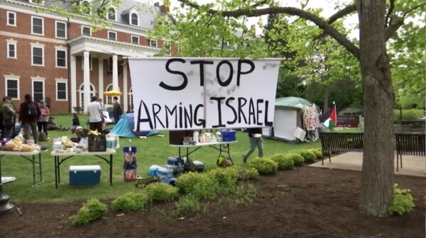 israel protests VA tech