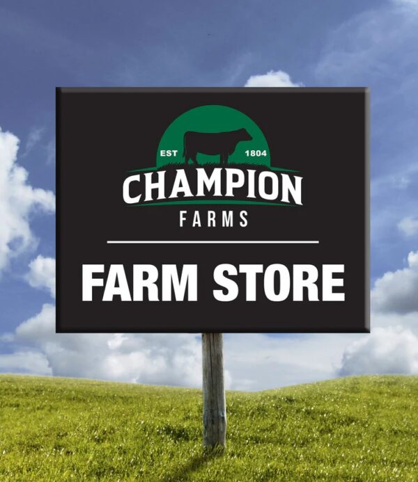 manure farm sign
