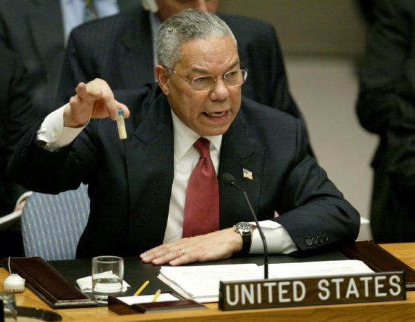 Colin Powell's infamous UN speech