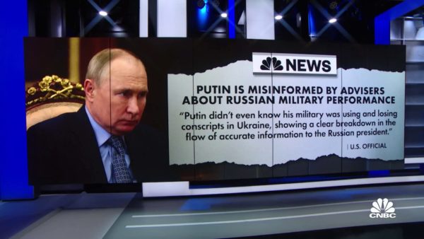 Putin misinformed by advisors?