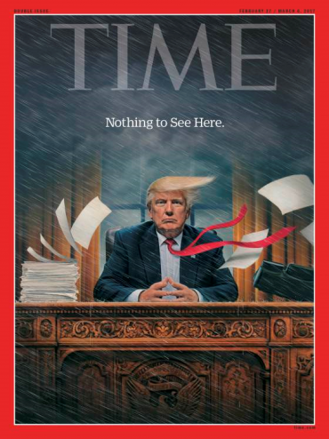 Trump Chaos, Time Magazine Cover