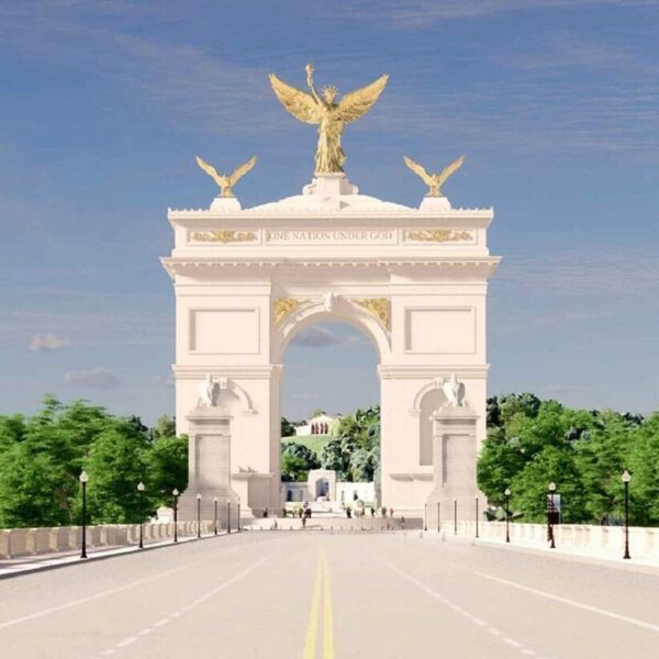 trump gold arch