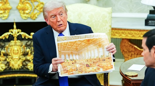 trump gold ballroom