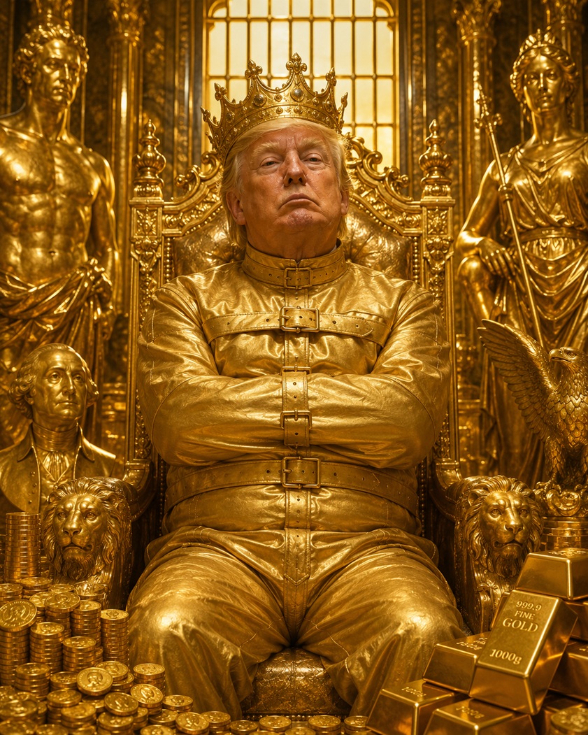 trump gold cover