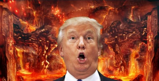 trump hell cover