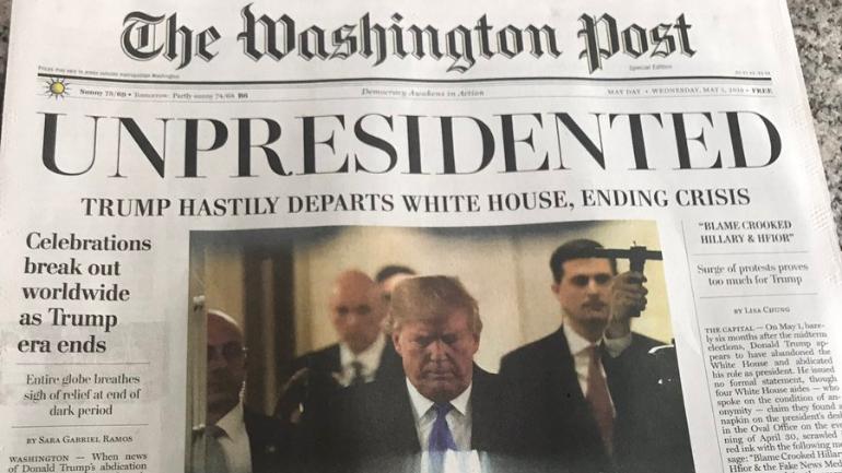 trump resign cover