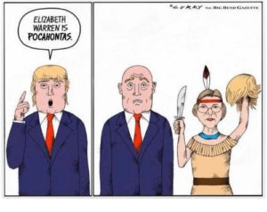 warren pocahontas cartoon