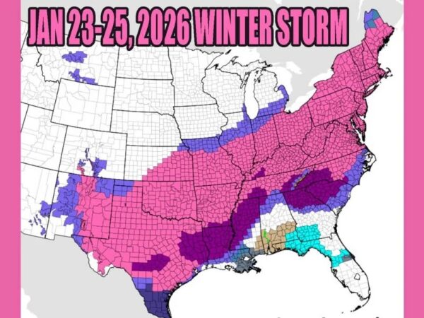 winter weather woes map